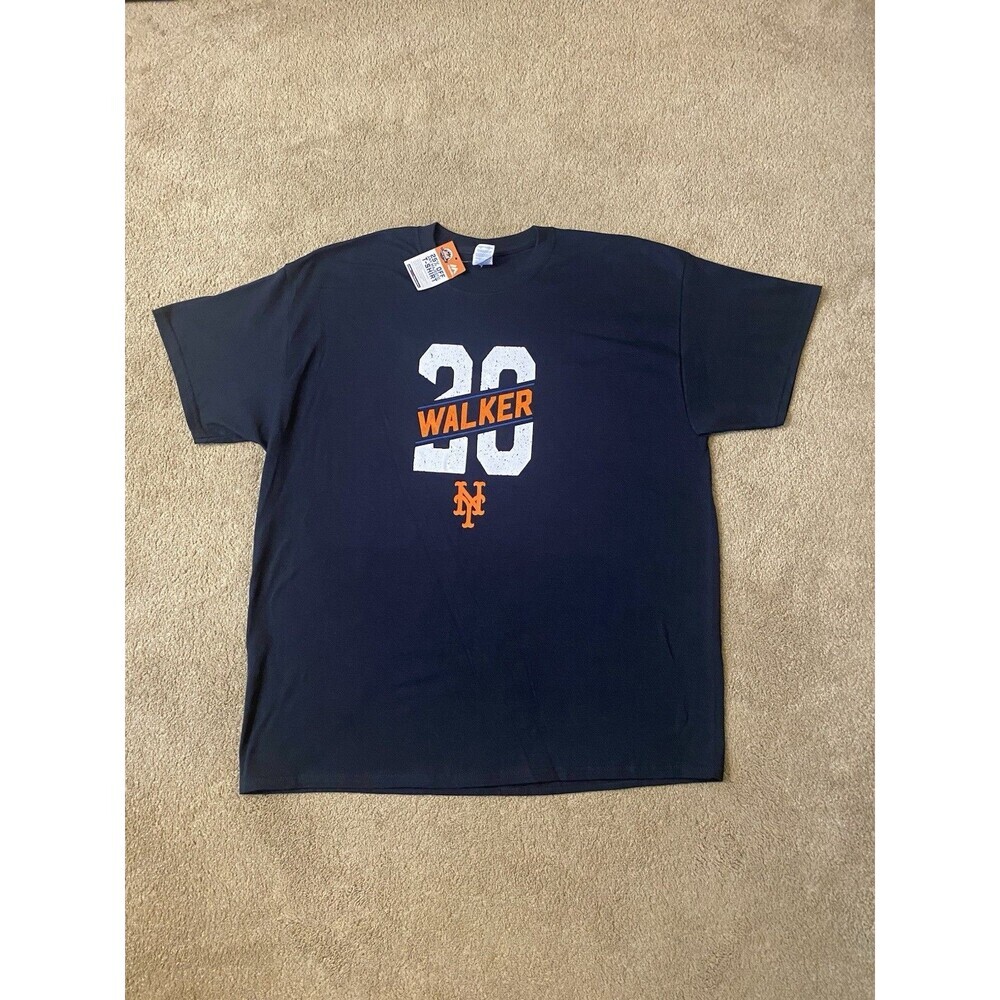 New York Mets Neil Walker #20 T-Shirt McDonald’s Logo on Back Size XL